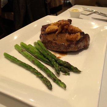 Omar's Uptown - Ribeye zydeco w/ asparagus - Steakhouses Near Me - Jonesboro, Arkansas