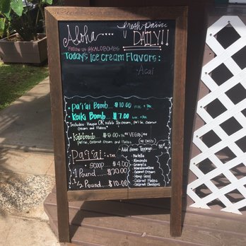 Kalo Bombs - Menu - Ice Cream & Frozen Yogurt Near Me - Waianae, Hawaii