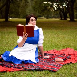 Moonlight Players - Marann Curtis as Belle in Beauty and the Beast Photo cred: Amanda Anita Photography