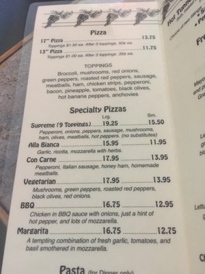 Menu photo 2 Cosmo's Pizzeria Southern Shores at the Market Place Southern Shores, NC
