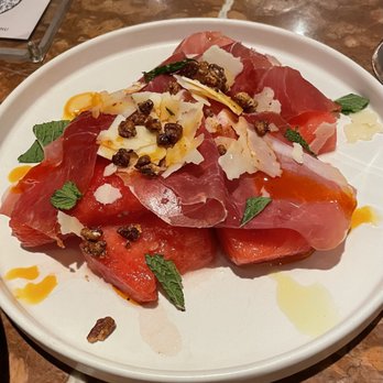 Rose Mary - Prosciutto and watermelon - Italian Near Me - Chicago, Illinois Rose Mary - Prosciutto and watermelon - Italian Near Me - Chicago, Illinois