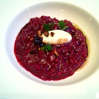 Galvin La Chapelle - Beetroot risotto - French Near Me - London, XGL Galvin La Chapelle - Beetroot risotto - French Near Me - London, XGL