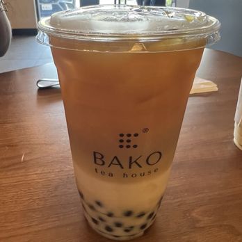 BAKO TEA HOUSE - phoenix oolong latte w boba - Coffee & Tea Near Me - Cerritos, California