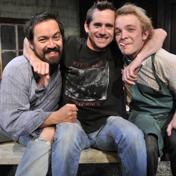 Hyde Park Theatre - Jude Hickey, Joey Hood, and Jon Cook in THE ALIENS by Annie Baker - Performing Arts Near Me - Austin, Texas