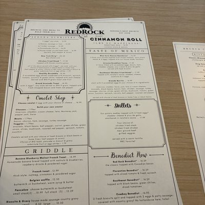 Menu photo 6 Red Rock Cafe Sedona, AZ