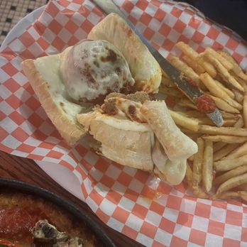 Pizzeria Uno - One Meatball left - Pizza Near Me - Chicago, Illinois