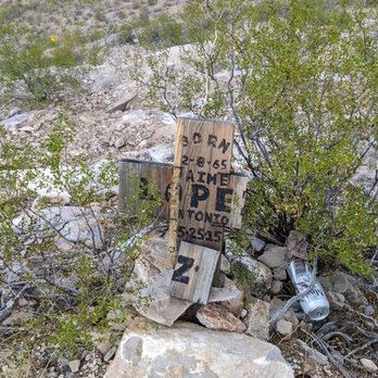 A Mountain - memorial cross and beer can - Parks Near Me - Tucson, Arizona