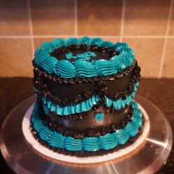 Hope’s Sweet Cakery - Lost at Sea Black Gothic Vintage Cake