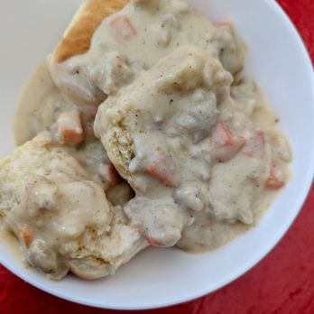 Maxine's On Shine - Biscuits and sausage gravy $8 - New American Near Me - Orlando, Florida Maxine's On Shine - Biscuits and sausage gravy $8 - New American Near Me - Orlando, Florida
