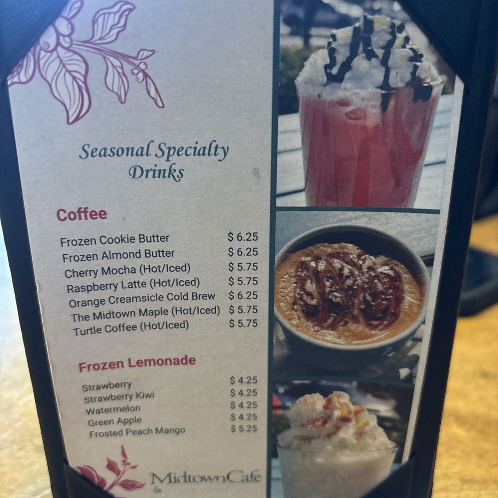 Midtown Cafe & Dessertery - Menu 2 - Desserts Near Me - Winston-Salem, North Carolina Midtown Cafe & Dessertery - Menu 2 - Desserts Near Me - Winston-Salem, North Carolina