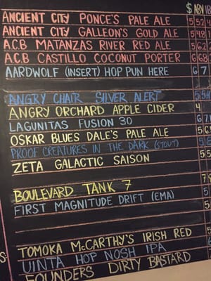 Menu photo 8 Ancient City Brewing St. Augustine, FL