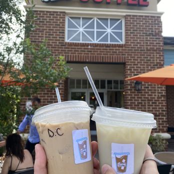 Sippers Coffeehouse - Left, dirty chai. Right, London fog. - Coffee & Tea Near Me - Jacksonville, Florida Sippers Coffeehouse - Left, dirty chai. Right, London fog. - Coffee & Tea Near Me - Jacksonville, Florida