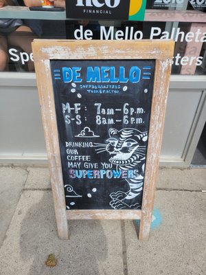 Menu photo 5 De Mello Coffee Toronto, ON Menu photo 5 De Mello Coffee Toronto, ON