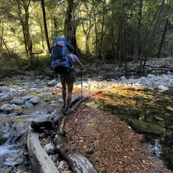Sykes Hot Springs - Creek crossing