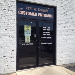 Customer entrance