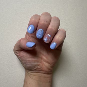 Allure Nails - Beach nails with builder gel - Nail Salons Near Me - Lemoyne, Pennsylvania