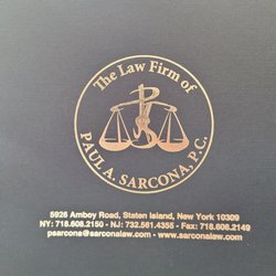The Law Firm Of Paul A Sarcona, PC