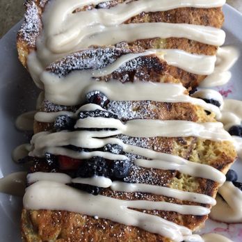 Cafe Topes - Cinnamon Roll French Toast- Delicious! - Coffee & Tea Near Me - Carlsbad, California