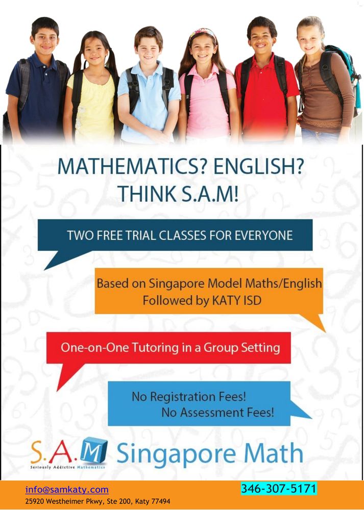 Seriously Addictive Mathematics Singapore math - reading tutor in Katy, TX