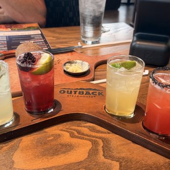 Outback Steakhouse - Flight of margaritas - Steakhouses Near Me - Des Plaines, Illinois Outback Steakhouse - Flight of margaritas - Steakhouses Near Me - Des Plaines, Illinois