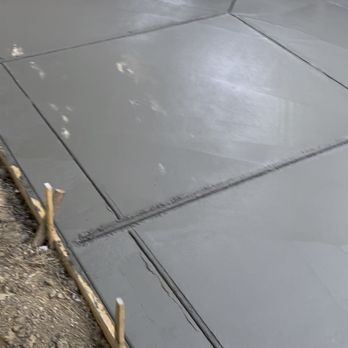 Daniel's Concrete - Scoring for an attractive pattern and hoping when it cracks the cracks go in the scores, which they did. - Masonry/Concrete Near Me Daniel's Concrete - Scoring for an attractive pattern and hoping when it cracks the cracks go in the scores, which they did. - Masonry/Concrete Near Me