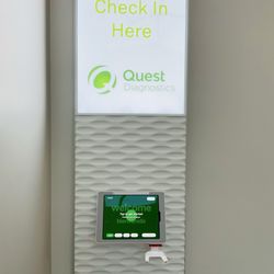 Quest Diagnostics - Check in kiosk in reception area