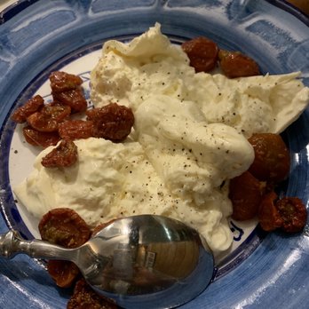 Roscioli - Burrata with dried cherry tomatoes - Salumerie Near Me - Rome, RM