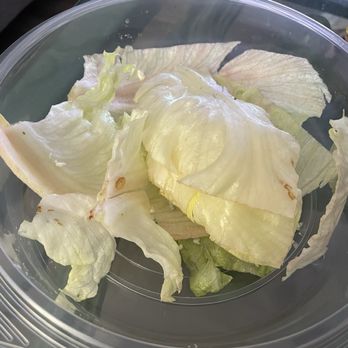 Outback Steakhouse - Disgusting lettuce on the Wedge Side Salad - Steakhouses Near Me - Addison, Texas