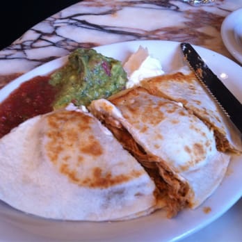 Cha Cha Cha - Chicken quesadilla (comes whole - I cut it before I remembered to take a pic) - Caribbean Near Me - San Francisco, California Cha Cha Cha - Chicken quesadilla (comes whole - I cut it before I remembered to take a pic) - Caribbean Near Me - San Francisco, California