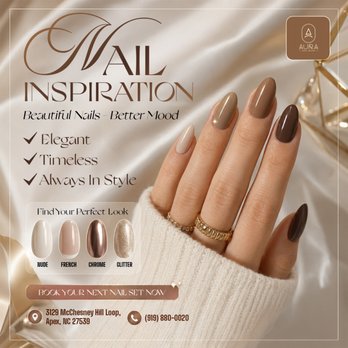 Aura Nail House - ELEVATE YOUR VIBE AT AURA NAIL HOUSE! - Nail Salons Near Me - Apex, North Carolina Aura Nail House - ELEVATE YOUR VIBE AT AURA NAIL HOUSE! - Nail Salons Near Me - Apex, North Carolina