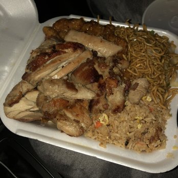 Panda Express - Teriyaki Chicken Honey Chicken half and half noodles and rice. Awesome - Chinese Near Me - Kilgore, Texas Panda Express - Teriyaki Chicken Honey Chicken half and half noodles and rice. Awesome - Chinese Near Me - Kilgore, Texas