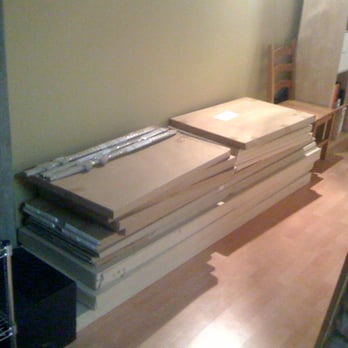 Bay Install - before: mountain of IKEA boxes - Handyman Near Me Bay Install - before: mountain of IKEA boxes - Handyman Near Me