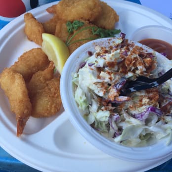 Harbor Fish Cafe - adult shrimp plate - Seafood Near Me - Carlsbad, California