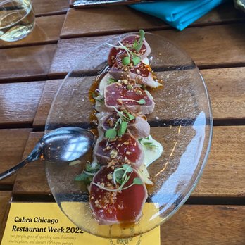 Cabra - Tuna Tataki - Peruvian Near Me - Chicago, Illinois