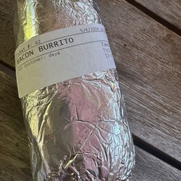 Bacon burrito
