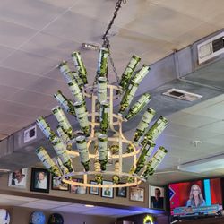 Polito's Beer Barrel - This really cool Chandelier