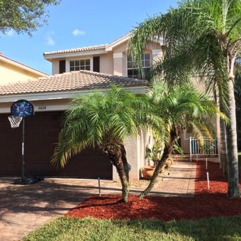 UR Way Lawn Service - Antonio and his guys did a great job mulching out entrance and re-sodding the front yard - Tree Services Near Me
