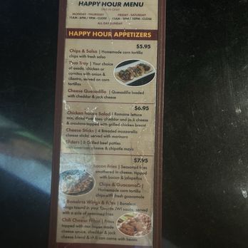 Just Wing It - Happy hour menu - New American Near Me - Bakersfield, California