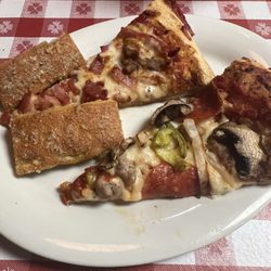 Pizza Hut - Supreme Pizza Meat Lover's Pizza Breadsticks