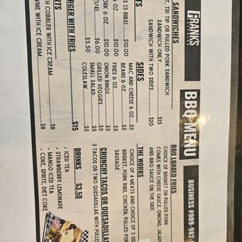 Frank's BBQ & Catering - Barbeque Near Me - Upland, California Frank's BBQ & Catering - Barbeque Near Me - Upland, California