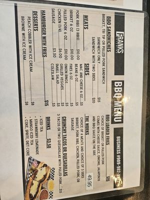 Menu photo 1 Frank's BBQ & Catering Upland, CA Menu photo 1 Frank's BBQ & Catering Upland, CA