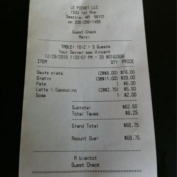 Le Pichet - French Near Me - Seattle, Washington