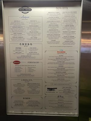 Menu photo 1 Mercato Della Pescheria Miami Beach, FL Menu photo 1 Mercato Della Pescheria Miami Beach, FL