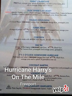 Menu photo 4 Hurricane Harry's Island Vibes Freeport, NY