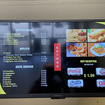 Kotaro Hibachi CONWAY - a menu on the wall - Japanese Near Me - Conway, Arkansas Kotaro Hibachi CONWAY - a menu on the wall - Japanese Near Me - Conway, Arkansas