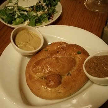 Mountain Brauhaus - Pretzel with sweet and spicy mustard - New American Near Me - Gardiner, New York Mountain Brauhaus - Pretzel with sweet and spicy mustard - New American Near Me - Gardiner, New York