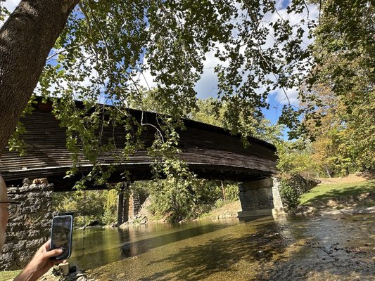 Historic Humpback Covered Bridge by null