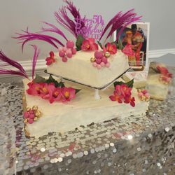 M&E Cake DeZigns and Catering - Happy Birthday to the Fushia Girl