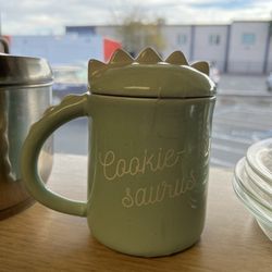 Sutter Care at Home Thrift Store - Back of Dino mug