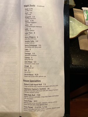 Menu photo 8 Hot Zushi San Francisco, CA
